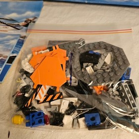 LEGO City Coast Guard Set 7738 Coast Guard Helicopter & Life Raft 100% COMPLETE