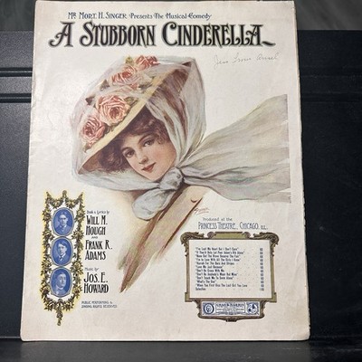 Don't Teach Me to Swim Alone A Stubborn Cinderella Piano Voice Sheet Music 1916