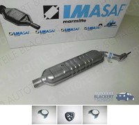 Imasaf Auspuff Mitteltopf für Mercedes C-Klasse C180 89/90KW Limo 1996-2000