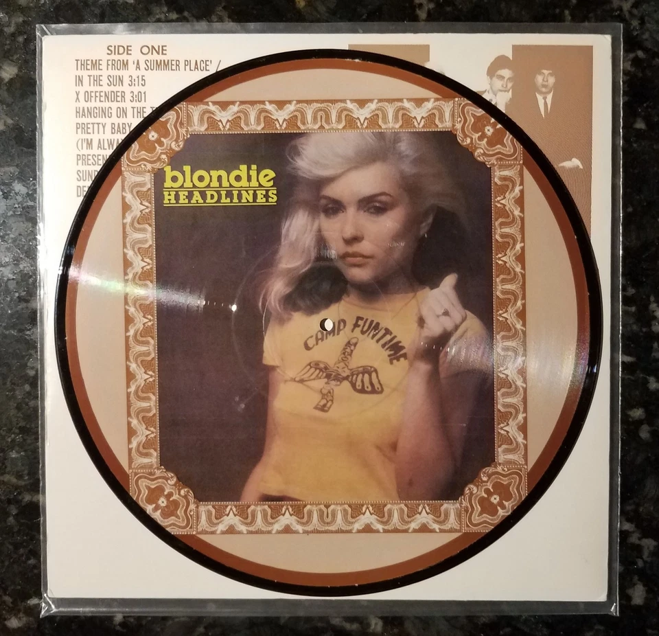 Blondie Rare 1978 PICTURE DISC Headlines LP Boston 1978 EX++/NM - Image 3 of 4