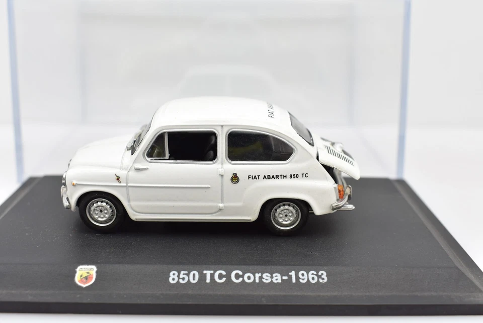 Modellino auto FIAT 600 ABARTH 850 scala 1:43 diecast modellismo statico ixo - Immagine 2 di 4