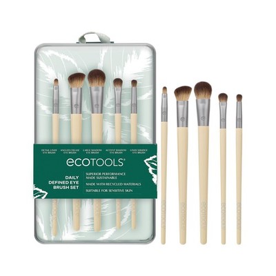 EcoTools Daily Defined Lidschatten-Set mit Ablagefach 5 Stück (1er Pack) Daily D