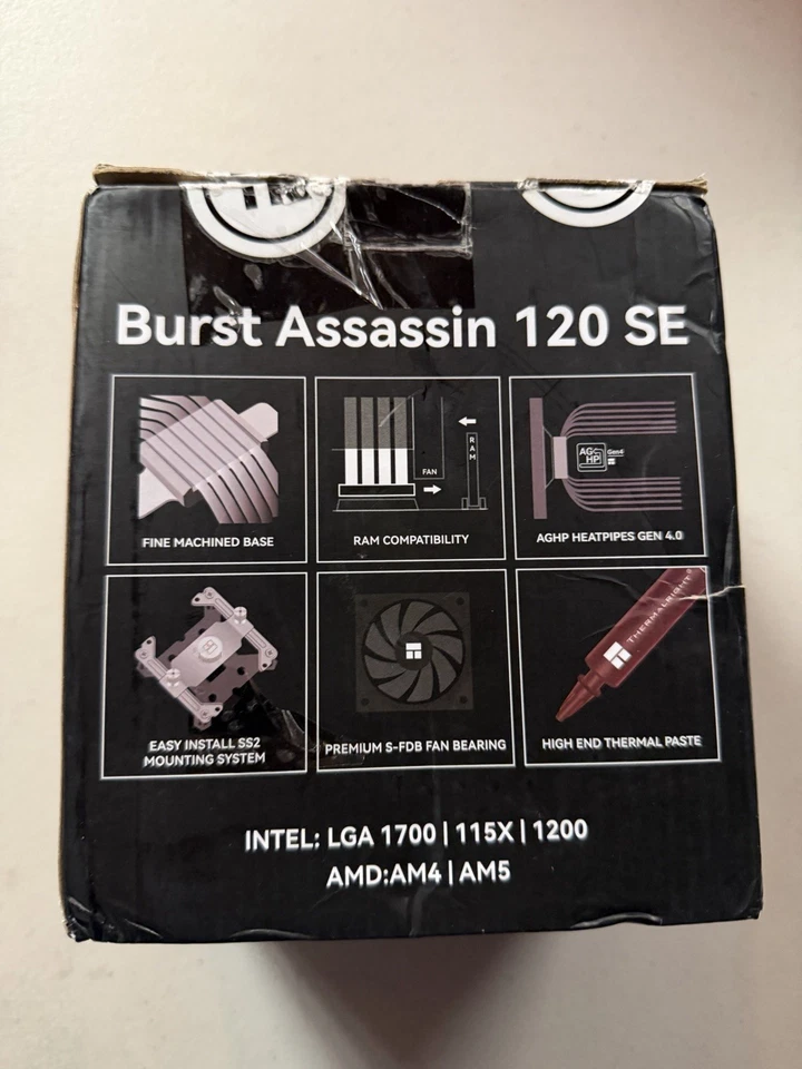 Enfriador de CPU Thermalright Peerless Assassin 120 SE, 6 tubos de calor tecnología AGHP Foto 3 de 4