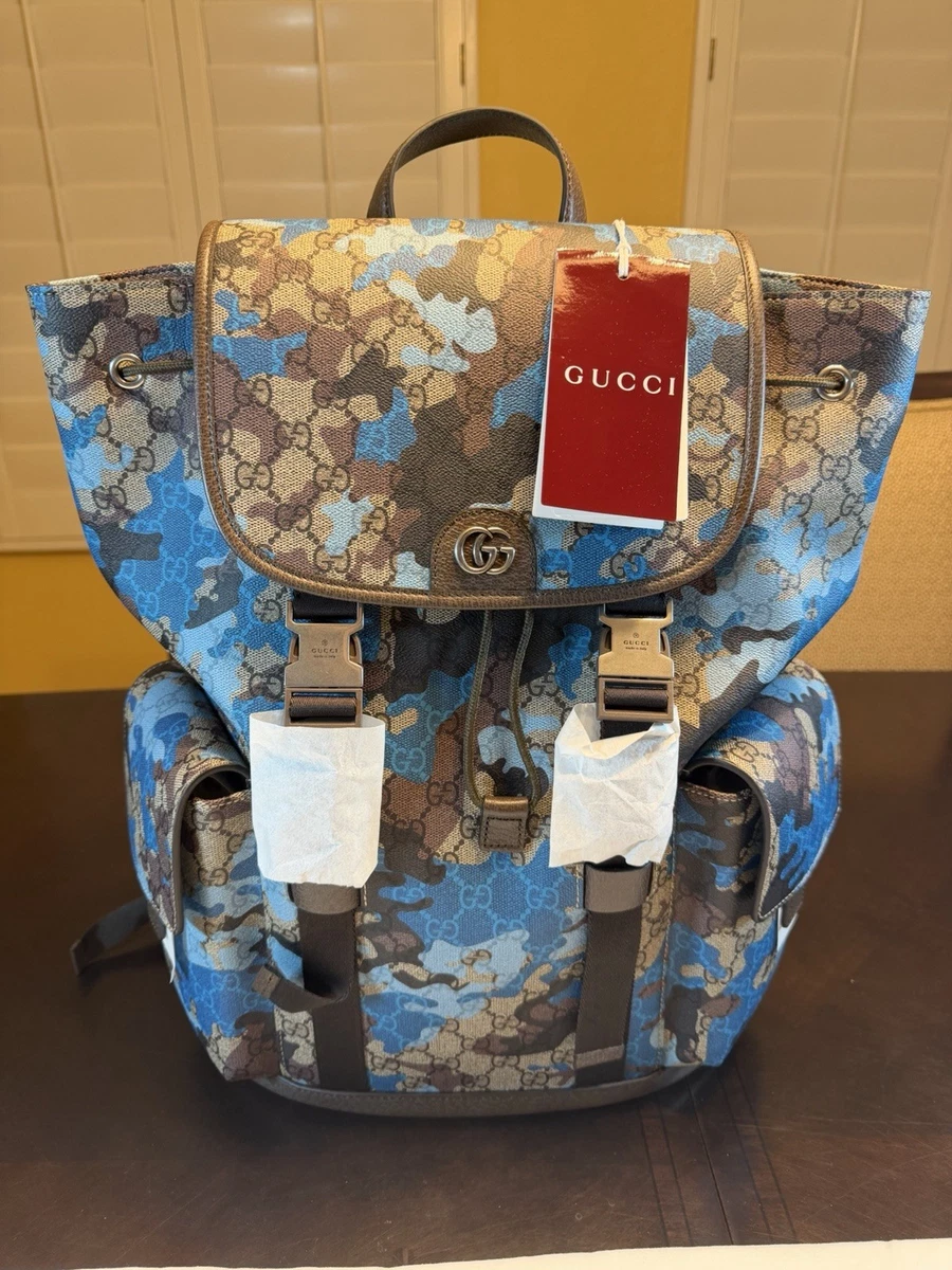 Gucci Backpack Blue Bags & Handbags for Women for sale | eBay