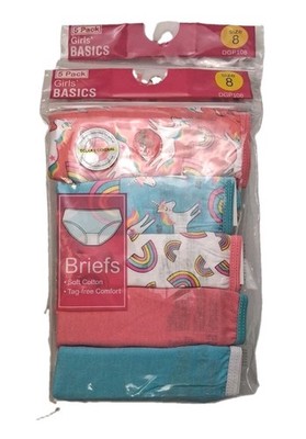 Underwear Basics Girls Size 8, 2 Packs Of 5 Free Shipping 
