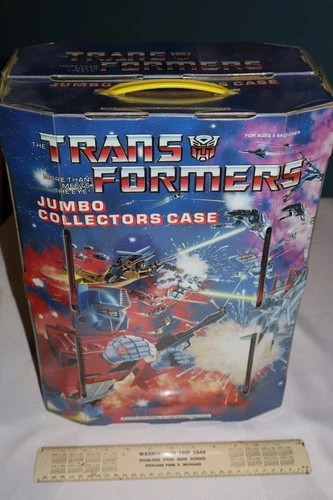 1984 G1 Transformers Jumbo Collectors Case 75000 Tara Toy Corp VTG 100% Complete
