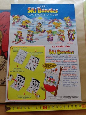 Die Hütte der Ski Bunnies von Kinder Überraschung Ferrero zum Basteln