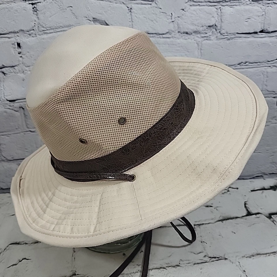 Pendleton Safari Sombrero Unisex Talla L Caqui Nylon Transpirable Ala Posable Gorra para el Sol Foto 4 de 4