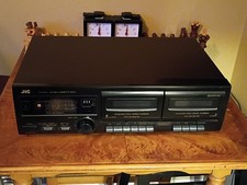JVC TD-W118 Double Cassette Deck Dolby B Metal Tape Dubbing Tested