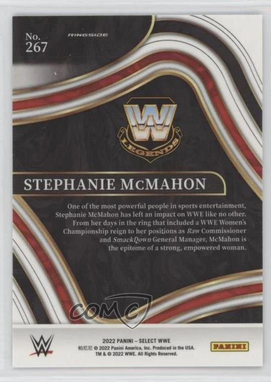 2022 Panini Select WWE Ringside Stephanie McMahon #267 - Image 2 of 2
