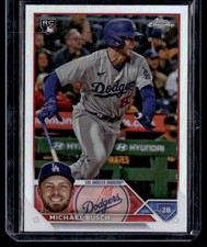 MICHAEL BUSCH 2023 TOPPS CHROME UPDATE RC LOS ANGELES DODGERS #USC204