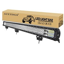 45 inch 612W LED Light Bar Triple Row Spot Flood Combo Beam Off 45 inch 3 row