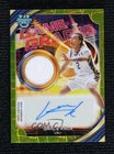 2025-26 Bowman U Best Game Graphs Yellow Lazer Refractor 66/75 Grace Knox Auto