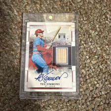 2025 Impeccable Lumber Signatures #ILS-TS Ted Simmons Auto 15/99 HOF SP