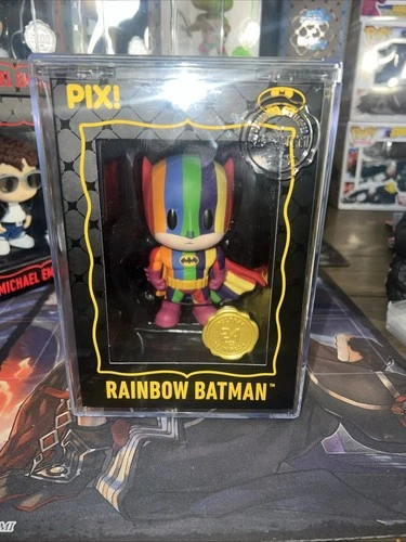 Thrilljoy Rainbow Batman! 24pcs Ultra Chase! Damaged In The Corner! See Pics!