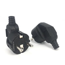 EU Plug Adapter 16A Male Replacement Outlets Rewireable Euro Connector