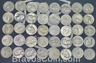1 ROLL 90% Silver Quarters - $10FV Circulated to Uncirculated #1