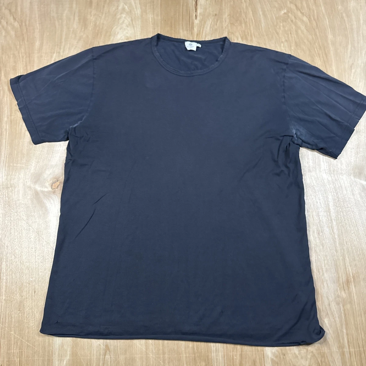 T-shirt Sunspel Beige XXL - 70% Coton, 30% Lin, Neuf Sans Étiquette, Coupe Régulière Homme