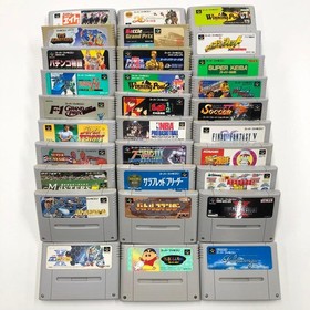 Nintendo Super Famicom Game Software 60 Pack Lot Japan Bundle & SFC Set