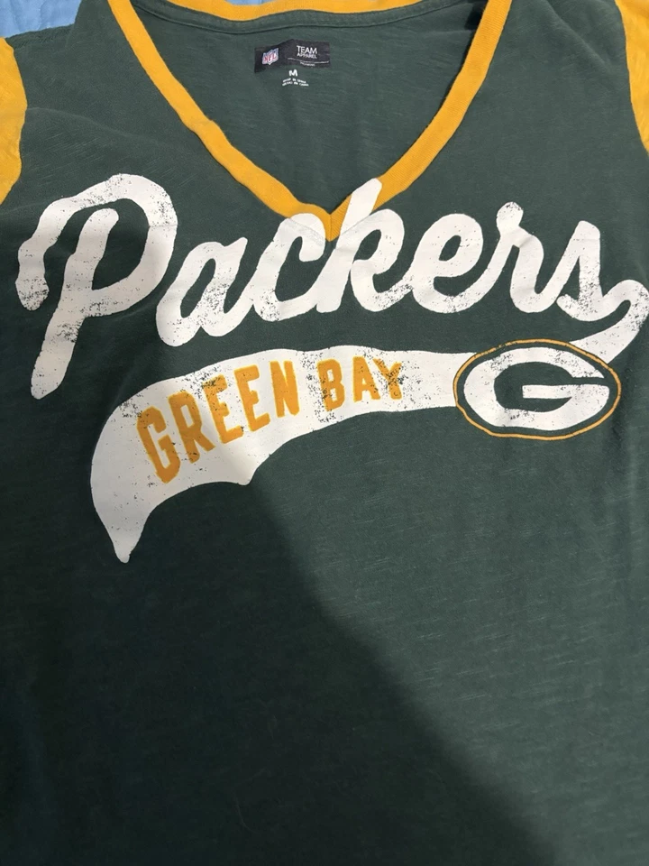 Camiseta bebé Green Bay Packers verde y amarilla, talla M Foto 3 de 4
