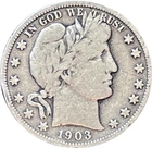 1903 S Barber Half Dollar