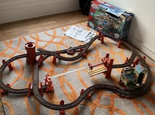 Thomas Trackmaster zip zoom & logging adventure set - rare, complete, orig. box