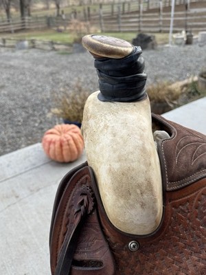 Mike Schultz custom roping/ranch saddle