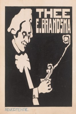   Thee E. Brandsma Vintage Ad Poster - Art Deco Vibes   - Premium Matte Paper