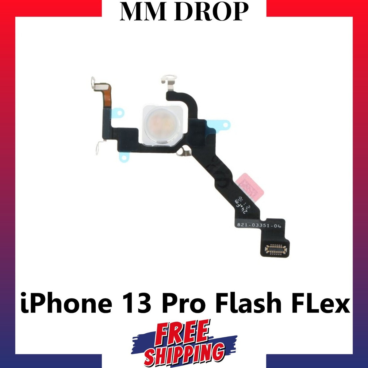 For iPhone 13 Pro Replacement Flash Light Flex Cable Ribbon -UK