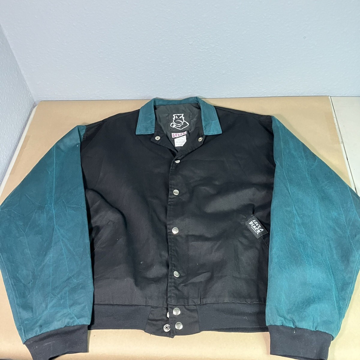 Vintage “Life's A Beach” Bad Boy Skater Surf Jacket XL New Vintage “Life's A Beach” Bad Boy Skater Surf Jacket XL New