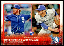 2015 TOPPS UPDATE #US194 CHRIS REARICK CORY MAZZONI ROOKIE SAN DIEGO PADRES/RC