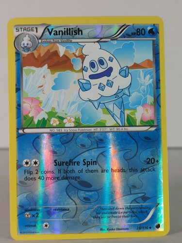 Vaniglia - Congelamento al plasma - 28/116 - singoli - GCC Pokemon - Olo/non olografo - Foto 23 di 26
