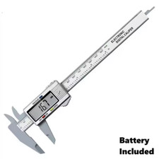 Useful Store 150mm/6" Digital Caliper 4 Measuring Modes Inc Depth & Step Battery