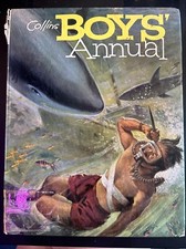 Collin's Boys' Annual 1960 - Hardcover Vintage Rare Book!