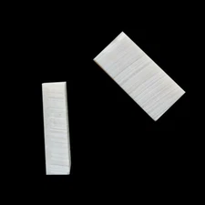 2x Violin White Horn Nut Material Strad Gould Guarneri Cannon Style Profession