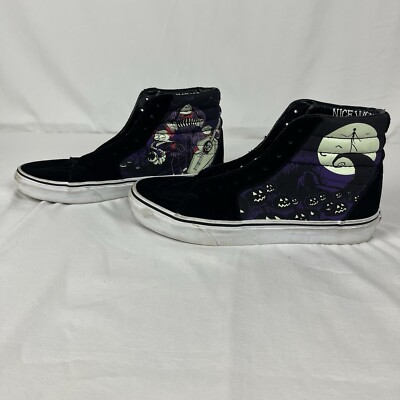 Vans Men\'s Size 10 Nightmare Before Christmas Sk8 High Shoes Jack Skellington VANS x The Nightmare Before Christmas Sk8-Hi Shoes Jack main image 2