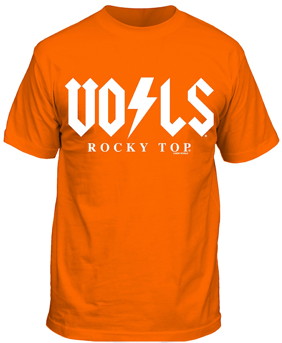 Tennessee Volunteers Men's Orange Vols Rocky Top Bolt Short Sleeve