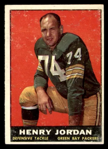 1961 Topps Football #45 Henry Jordan VG *d2