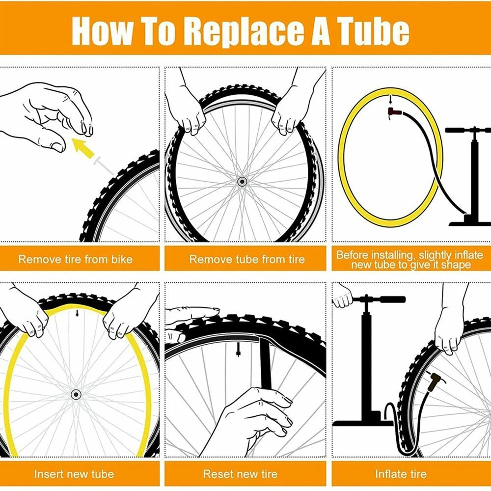 Replacing bike tubes and tires hotsell