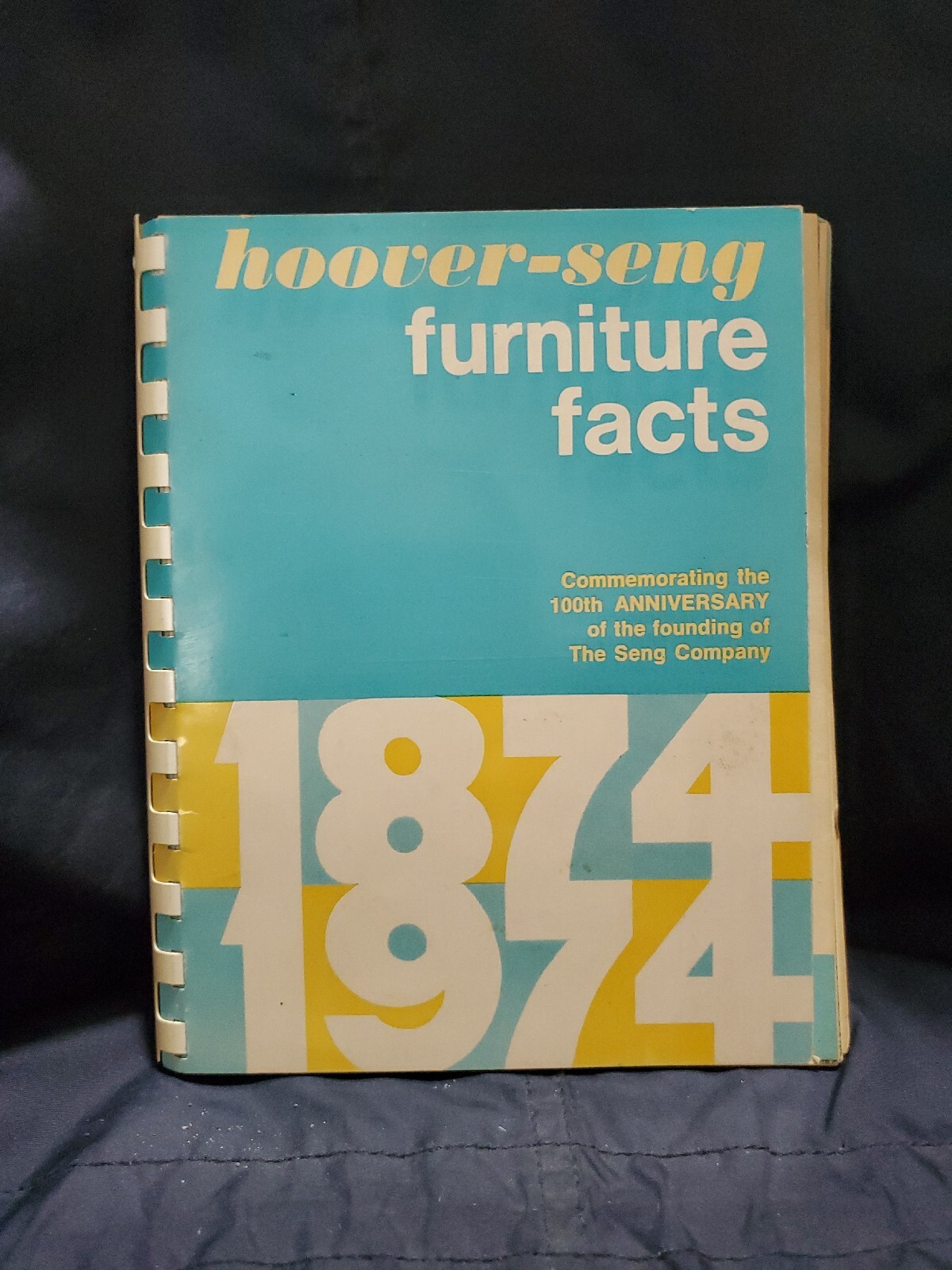 VTG 'Seng Furniture Facts' 1974 100th Centennial Illustrated Chicago eBay