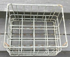 Milk Crate Wire divided Galvanized 12 compartment Heavy Duty