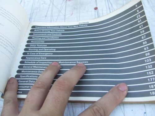 1986 Subaru Owner's Manual - Picture 4 of 8