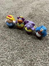 Vintage Playskool Weebles Wobble  Figures Lot of 4 Toy Characters