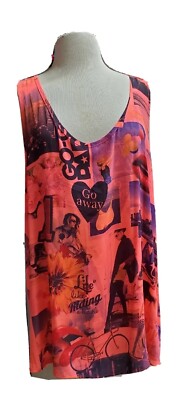 Minimi Women's 3XL Sleeveless Tank Tunic Top Made in USA