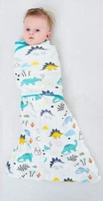 Baby Sleep Sack Wearable Blanket Swaddle Unisex Medium 9-15 Months (Dino Print)