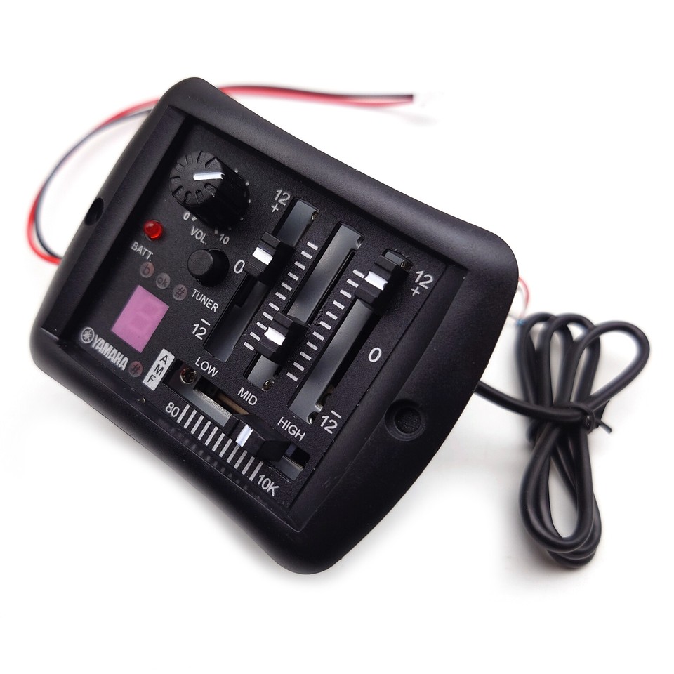 For Yamaha Acoustic Guitar Pickups 3Bands Equalizer Tuner Preamp Piezo