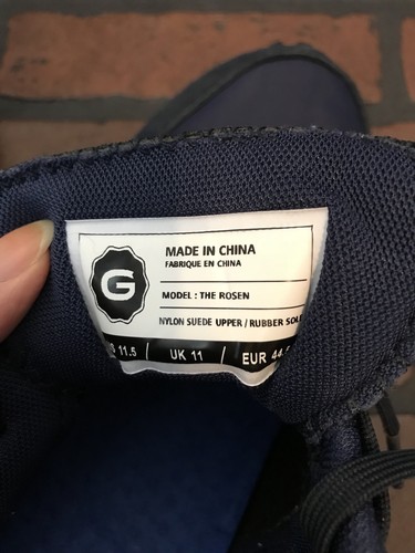 Greats Retro Sneakers Navy Blue Size 11.5 - Picture 6 of 7