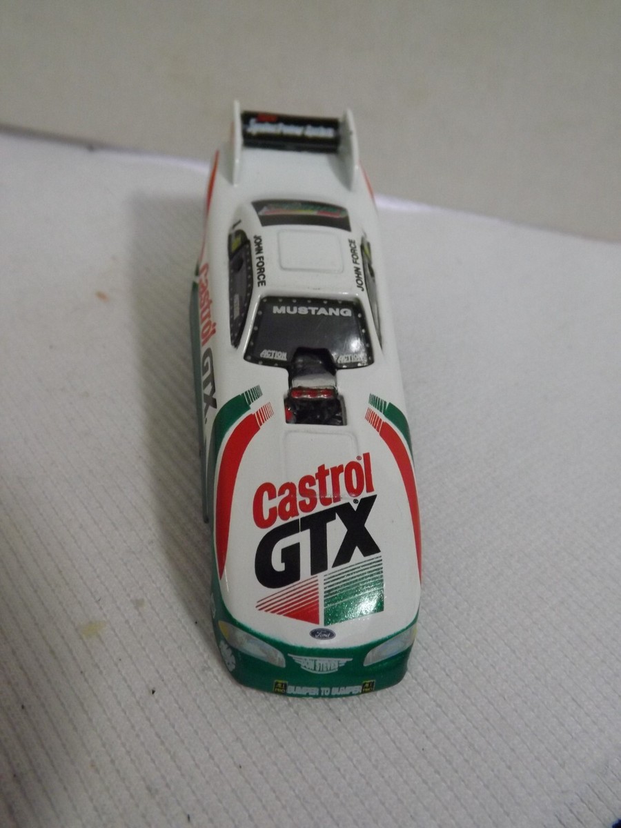 Action Funny Car John Force Green & White Mustang Castrol GTX 1/64