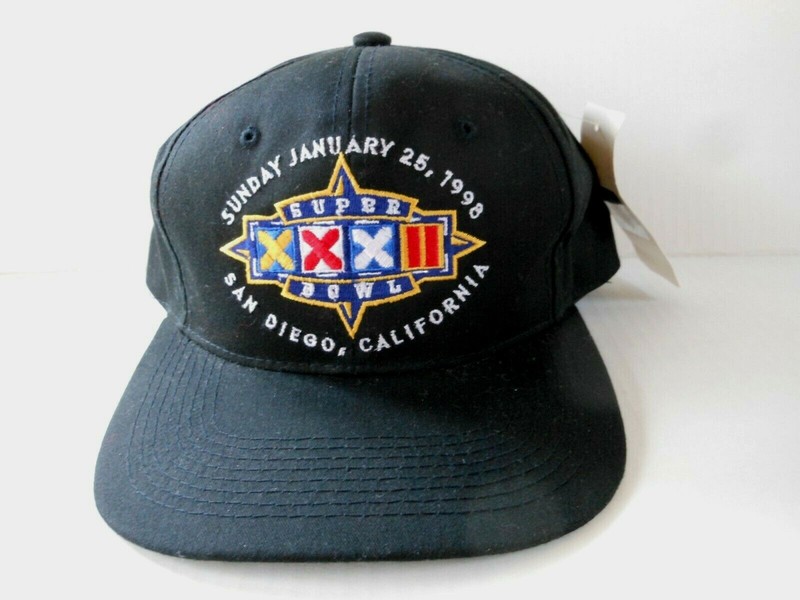 SUPER BOWL XXXII 32 HAT  JANUARY 25, 1998 SAN DIEGO, CA.  new  w/ tag  snapback