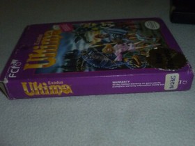 BOXED NINTENDO NES GAME ULTIMA EXODUS RARE COMPLETE W BOX & MANUAL FCI  